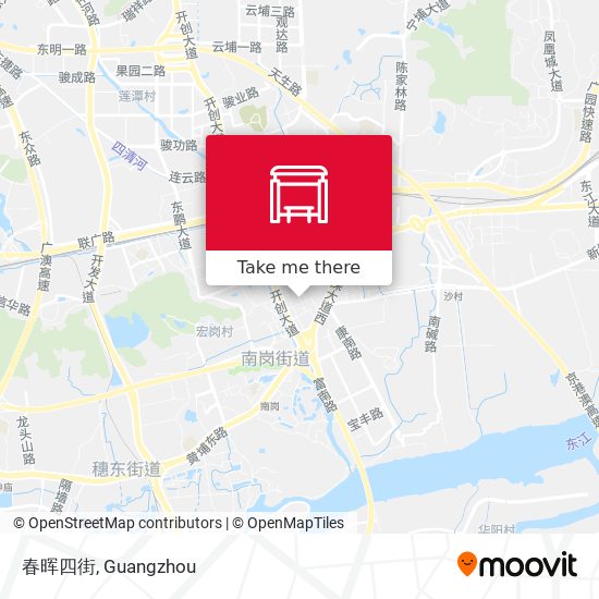 春晖四街 map