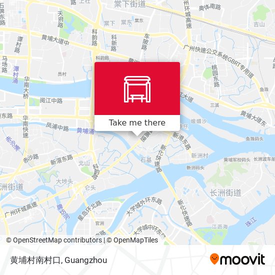黄埔村南村口 map