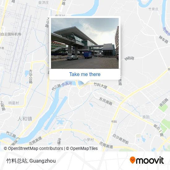 竹料总站 map