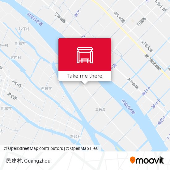 民建村 map