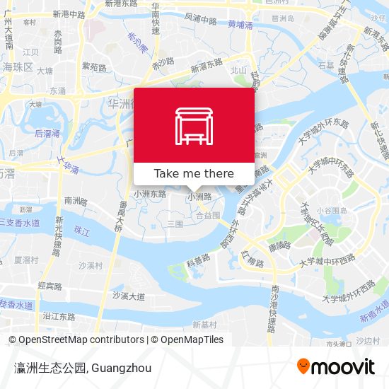 瀛洲生态公园 map