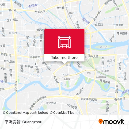 平洲宾馆 map