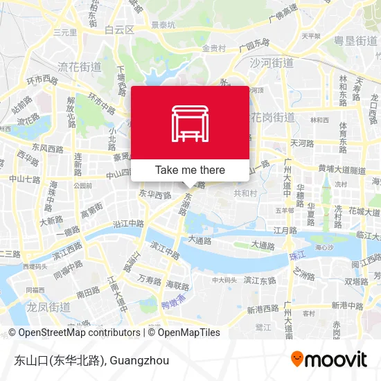 东山口(东华北路) map