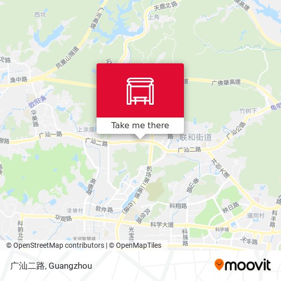 广汕二路 map