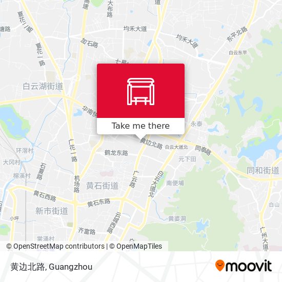 黄边北路 map