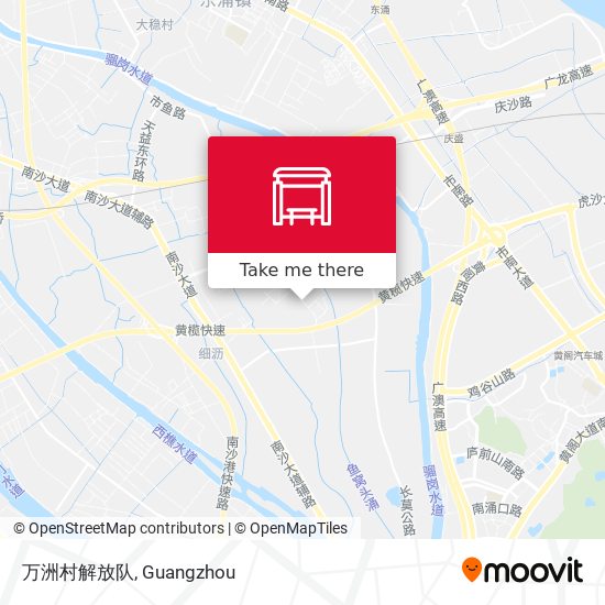 万洲村解放队 map