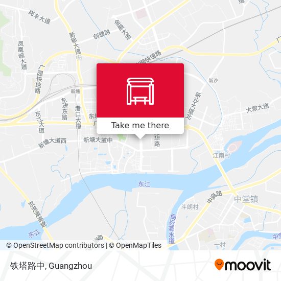 铁塔路中 map