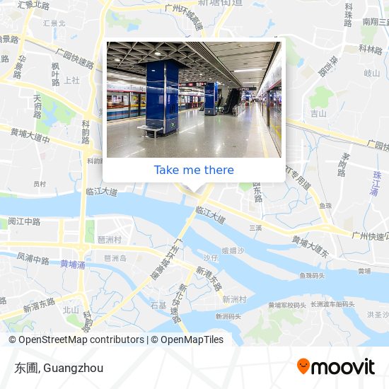 东圃 map