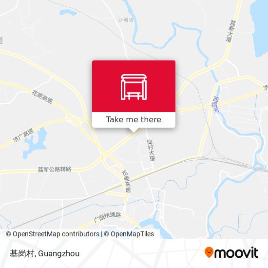 基岗村 map