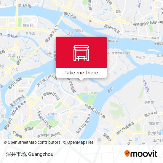 深井市场 map