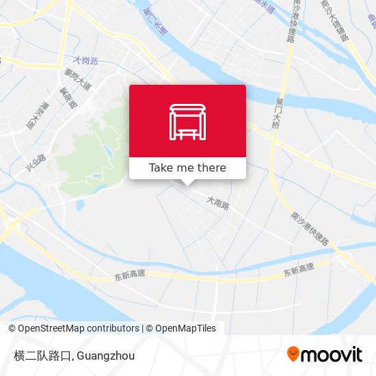 横二队路口 map