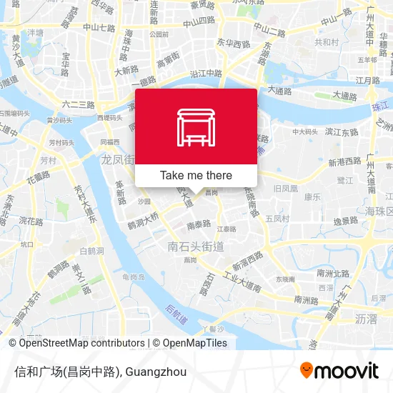 信和广场(昌岗中路) map