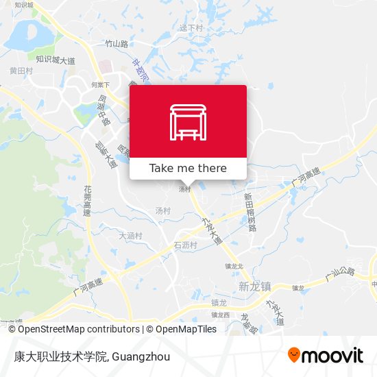 康大职业技术学院 map