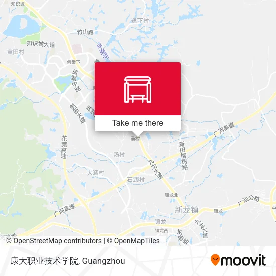 康大职业技术学院 map