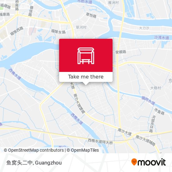 鱼窝头二中 map