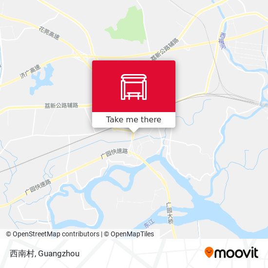 西南村 map