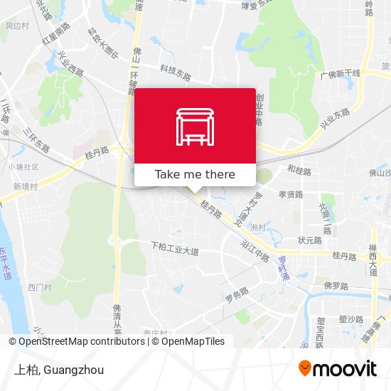 上柏 map