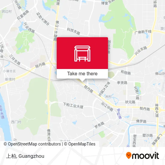 上柏 map