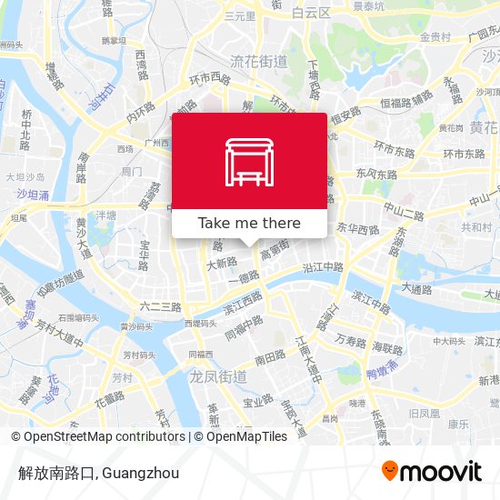解放南路口 map