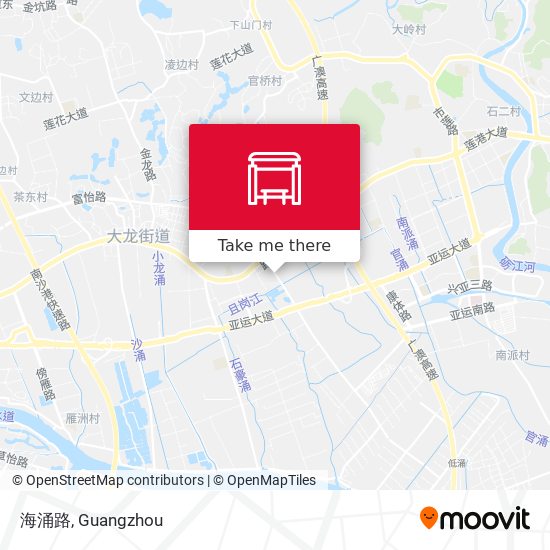 海涌路 map