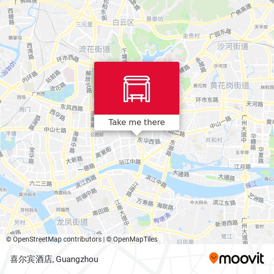 喜尔宾酒店 map