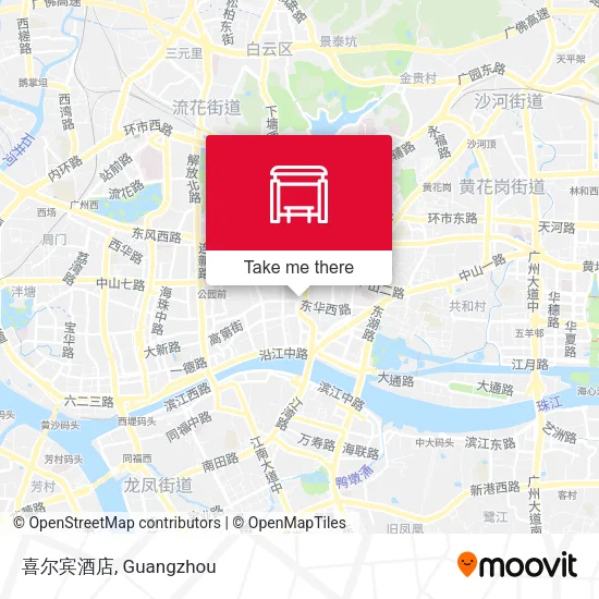 喜尔宾酒店 map