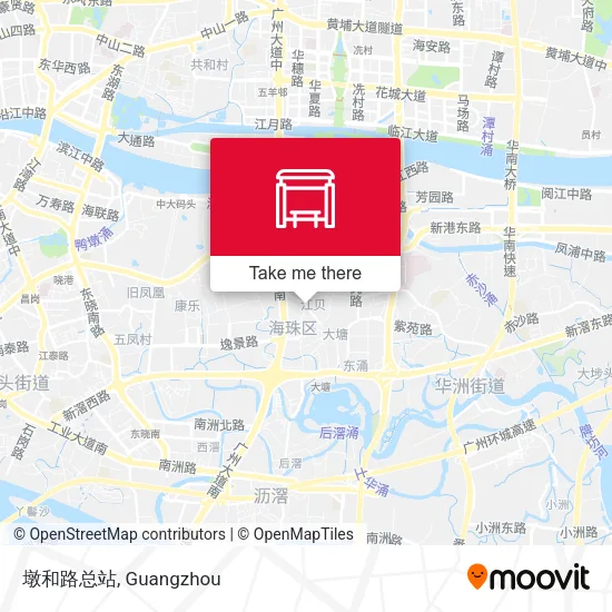 墩和路总站 map