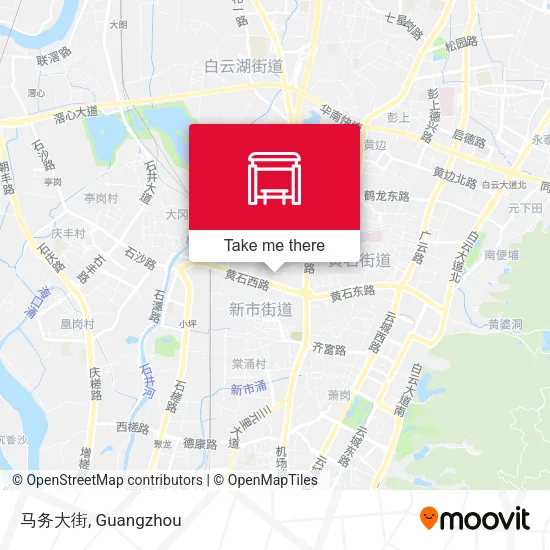 马务大街 map