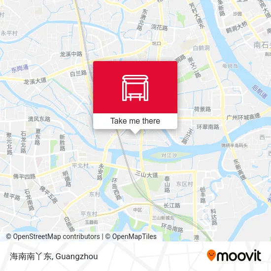 海南南丫东 map