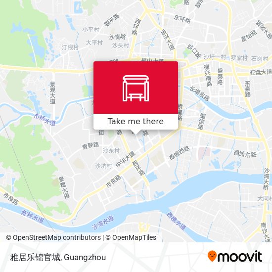 雅居乐锦官城 map