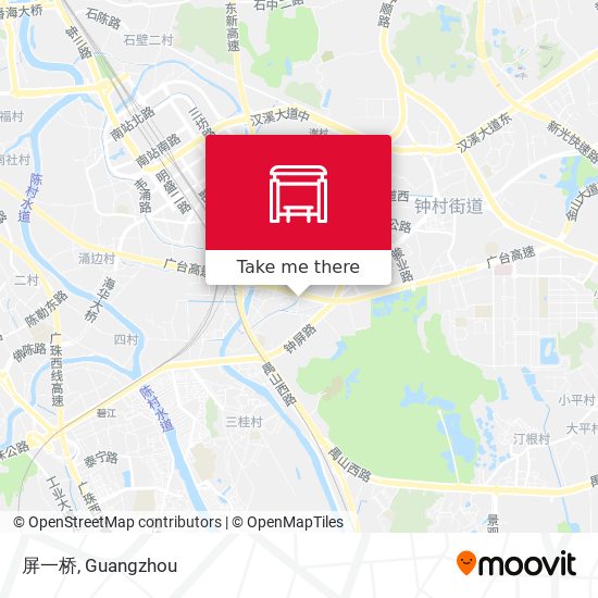 屏一桥 map