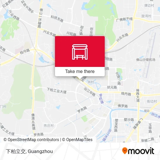 下柏立交 map