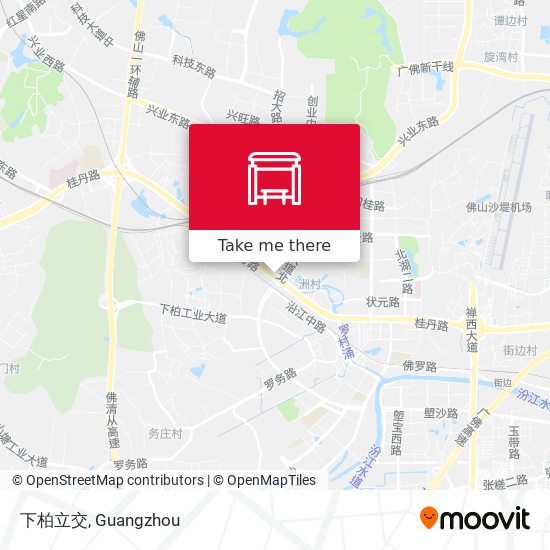下柏立交 map