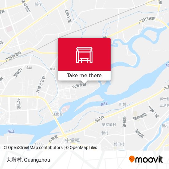 大墩村 map