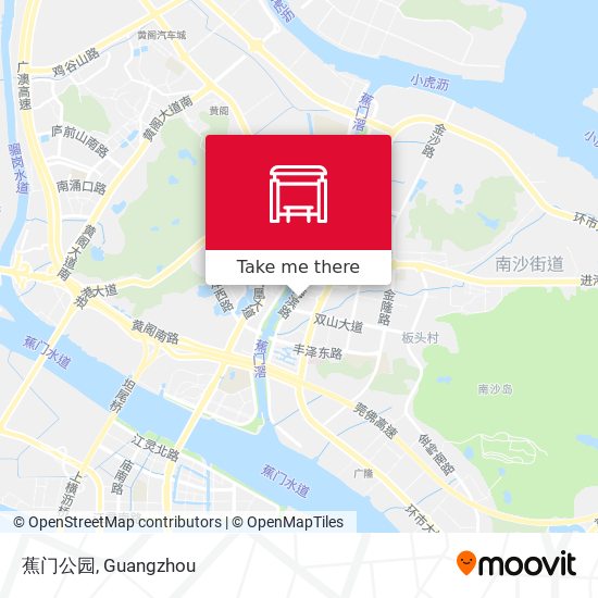 蕉门公园 map