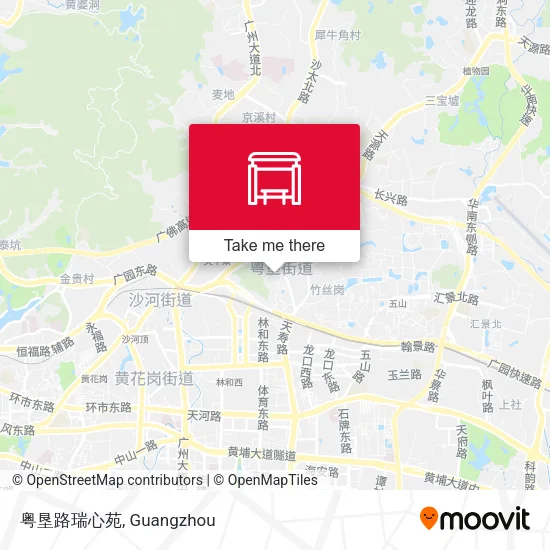 粤垦路瑞心苑 map