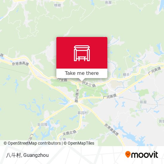 八斗村 map