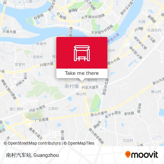 南村汽车站 map