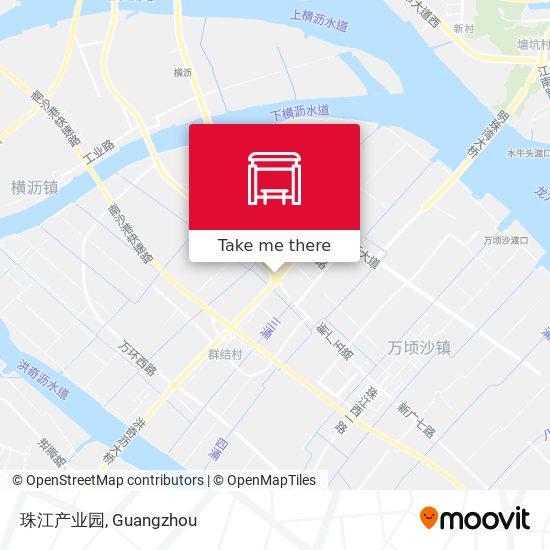 珠江产业园 map