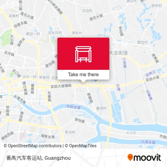 番禺汽车客运站 map