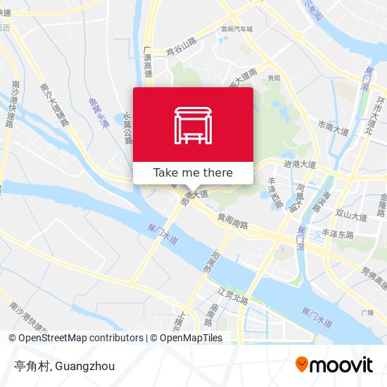 亭角村 map