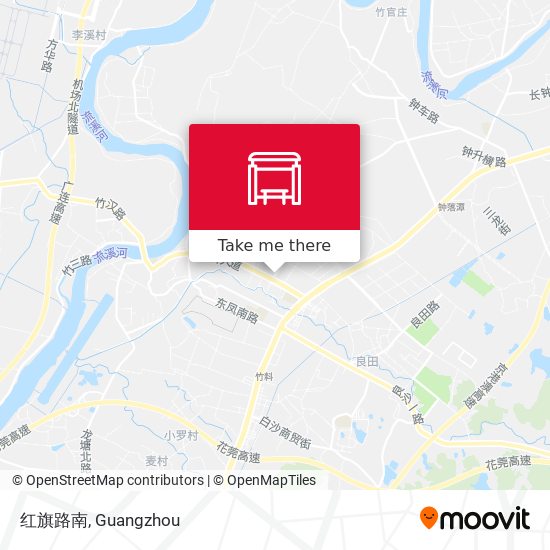 红旗路南 map