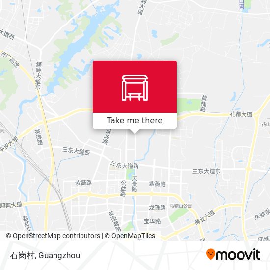 石岗村 map
