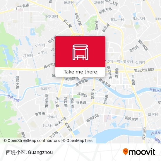 西堤小区 map