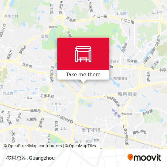 岑村总站 map