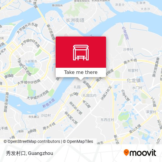 秀发村口 map