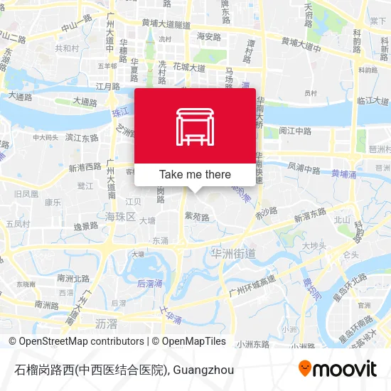 石榴岗路西(中西医结合医院) map