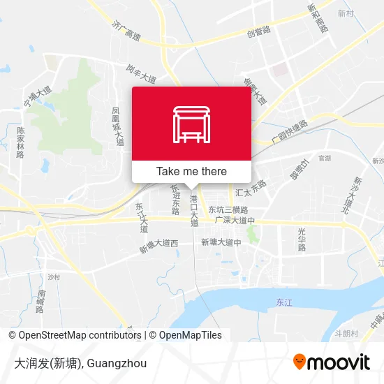 大润发(新塘) map