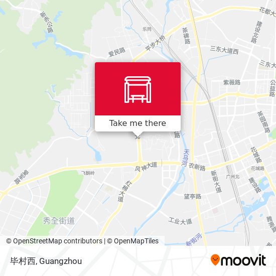 毕村西 map