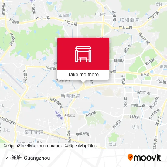 小新塘 map